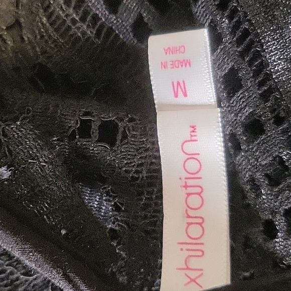 Xhilaration Split Sleeve Crochet Bodice Lined Boho Dress - Size M - Picture 7 of 12